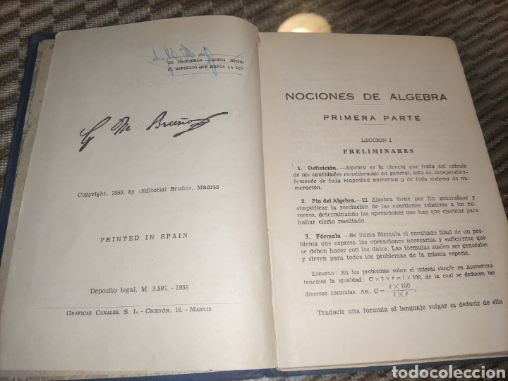 Libros de segunda mano: &Aacute;lgebra y Trigonometr&iacute;a. - Foto 3