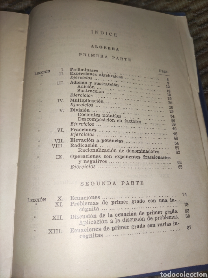 Libros de segunda mano: &Aacute;lgebra y Trigonometr&iacute;a. - Foto 11