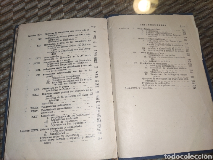 Libros de segunda mano: &Aacute;lgebra y Trigonometr&iacute;a. - Foto 12