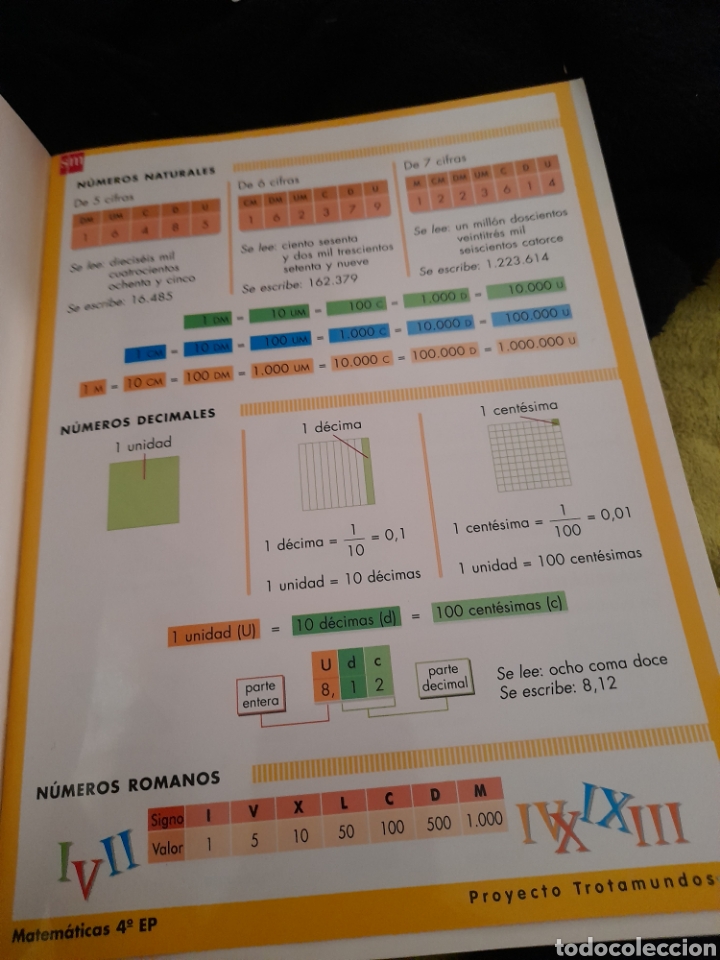 Libros de segunda mano: Matem&aacute;ticas 4 de SM, Proyecto Trotamundos - Foto 3
