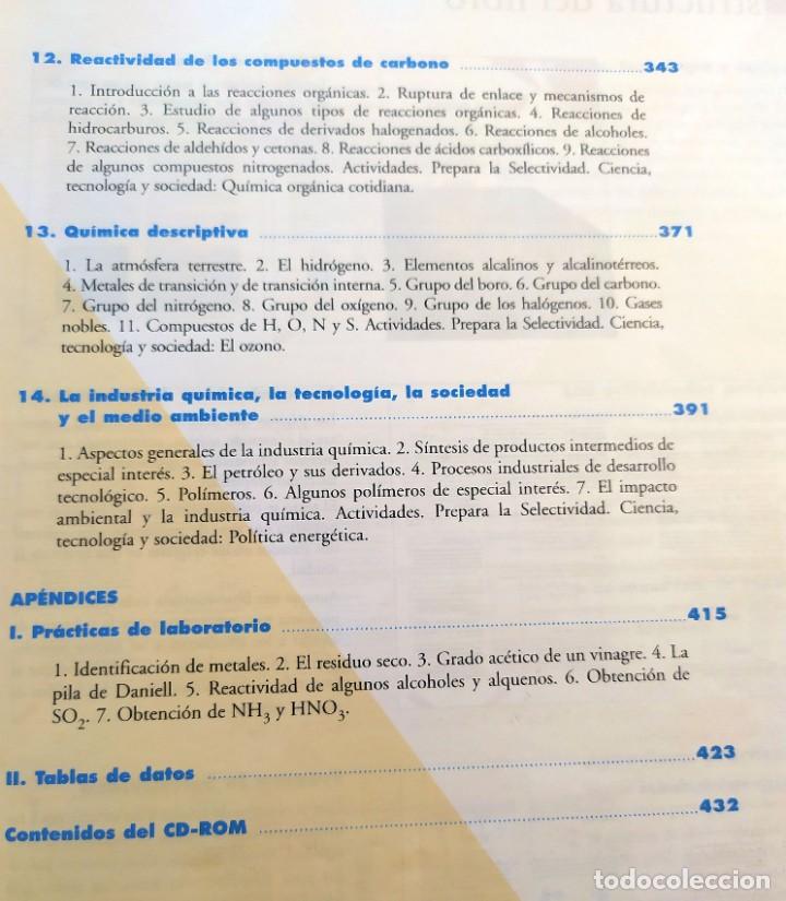 Libros de segunda mano: Libros de texto Bachillerato de 2&ordm; Quimica Anaya con CD ROM - Foto 3