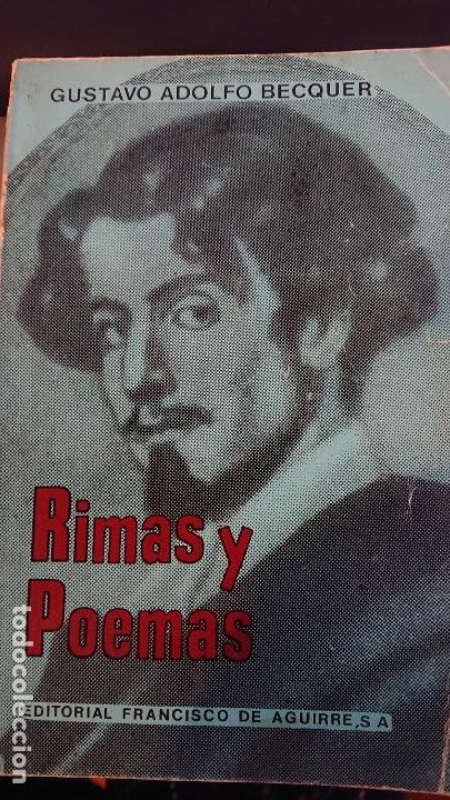 Libros de segunda mano: LIBRO RIMAS Y POEMAS DE GUSTAVO ADOLFO BECQUER 1977