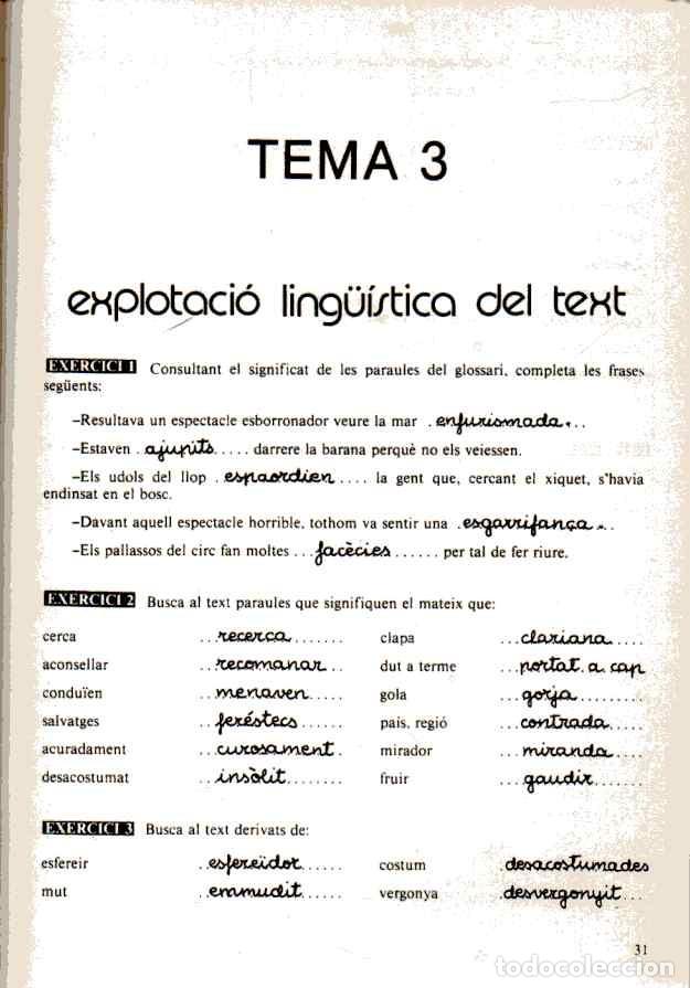 Libros de segunda mano: FRUIT 8&Eacute; EGB - CLAU DEXERCICIS - Foto 2