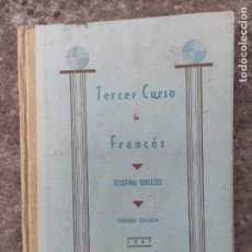 Libros de segunda mano: FRANCÉS, 3R CURSO, J.RIBELLES, 1947, 1A ED.