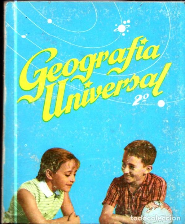 Libros de segunda mano: GEOGRAF&Iacute;A UNIVERSAL 2&ordm; (S. M, 1966) - Foto 1