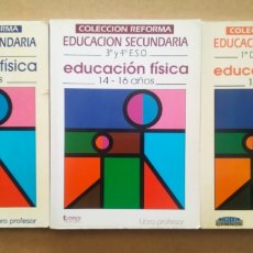 Libros de segunda mano: LOTE EDUCACIÓN FÍSICA: COLECCIÓN REFORMA (GYMNOS). LIBRO DEL PROFESOR/EDUCACIÓN SECUNDARIA.. Lote 335523248