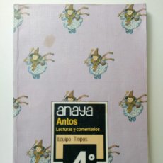 Libros de segunda mano: ANTOS 4º EGB - ANAYA. Lote 336350693
