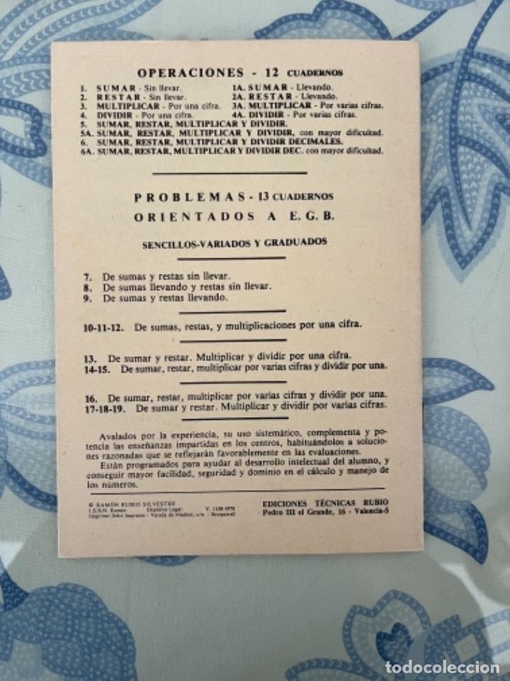 Libros de segunda mano: PROBLEMAS RUBIO 7 - Foto 3