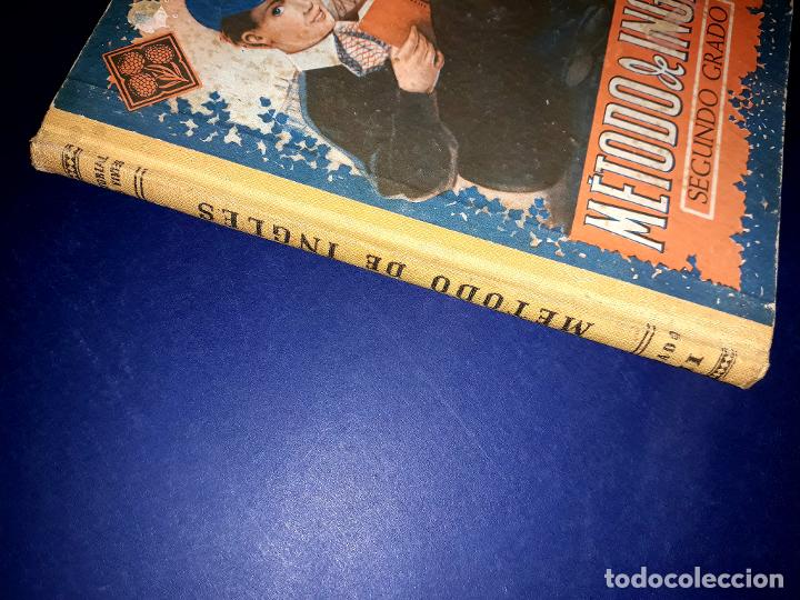 Libros de segunda mano: M&eacute;todo de Ingl&eacute;s Segundo Grado Editorial Luis Vives 1950 - Foto 3