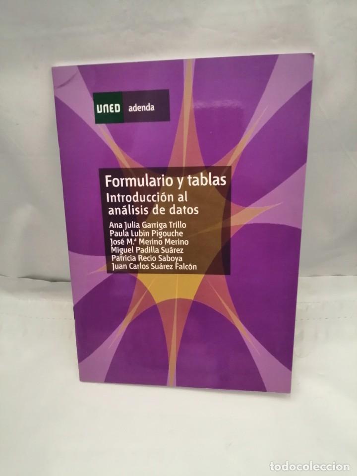 Libri di seconda mano: FORMULARIO Y TABLAS. INTRODUCCI&Oacute;N AL AN&Aacute;LISIS DE DATOS (ADENDA)