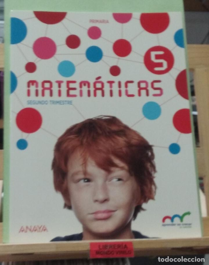 Libros de segunda mano: Matem&aacute;ticas, 5&ordm; de primaria, segundo trimestre, Anaya - Foto 1