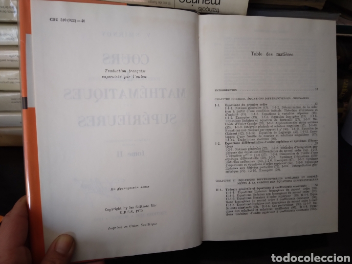 Libros de segunda mano: 5 tomos Curso matem&aacute;ticas en franc&eacute;s - Foto 11