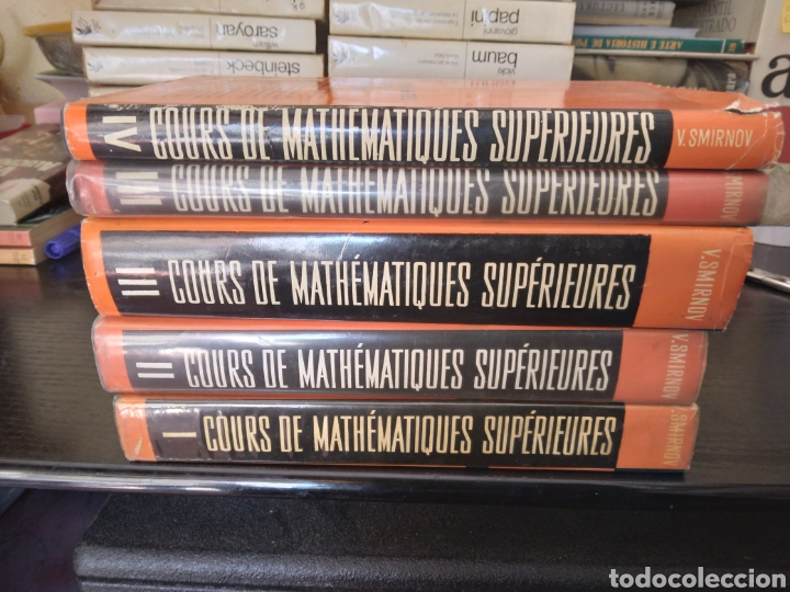 Libros de segunda mano: 5 tomos Curso matem&aacute;ticas en franc&eacute;s - Foto 1