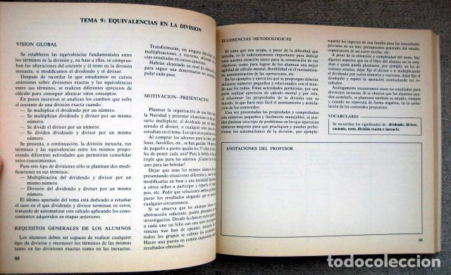 Libros de segunda mano: Contar 5 EGB. 5&ordm; E.G.B. Anaya. Gu&iacute;a del profesor 1982 - Foto 3