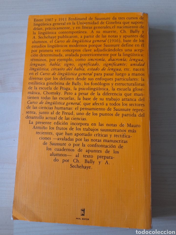 Libros de segunda mano: Curso de ling&uuml;&iacute;stica general. Ferdinand de Saussure - Foto 2
