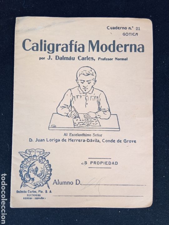 Libros de segunda mano: CALIGRAFIA MODERNA,CUADERNO n&deg;21 - Foto 1