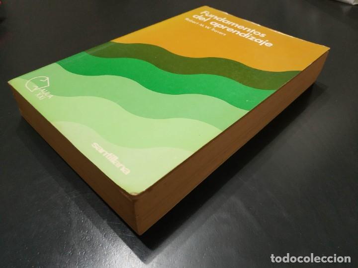 Libros de segunda mano: FUNDAMENTOS DEL APRENDIZAJE.- ROBERT M.W. TRAVERS - Foto 3