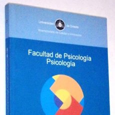 Libros de segunda mano: FACULTAD DE PSICOLOGÍA / UNIVERSIDAD DE OVIEDO / GUÍA DOCENTE CURSO 2003-2004
