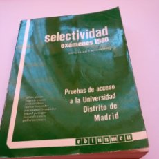 Libri di seconda mano: SELECTIVIDAD, EXÁMENES 1980, EDINUMEN