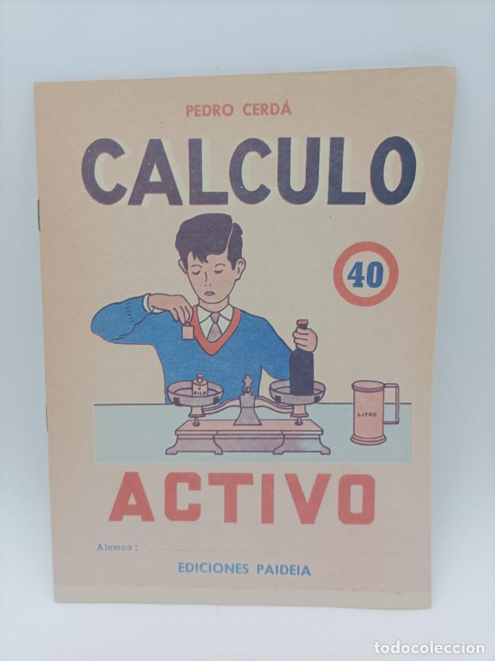 Libros de segunda mano: CUADERNO DE CALCULO PEDRO CERDA N.40 - Foto 1