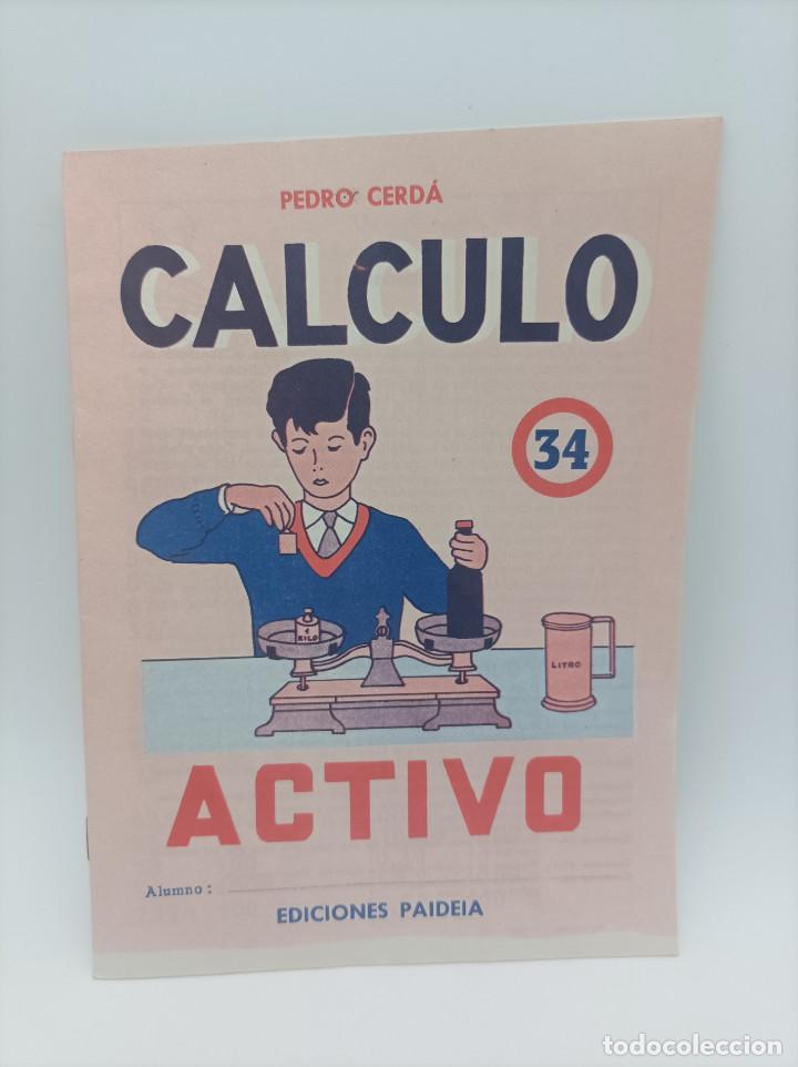 Libros de segunda mano: CUADERNO DE CALCULO PEDRO CERDA N.34 - Foto 1