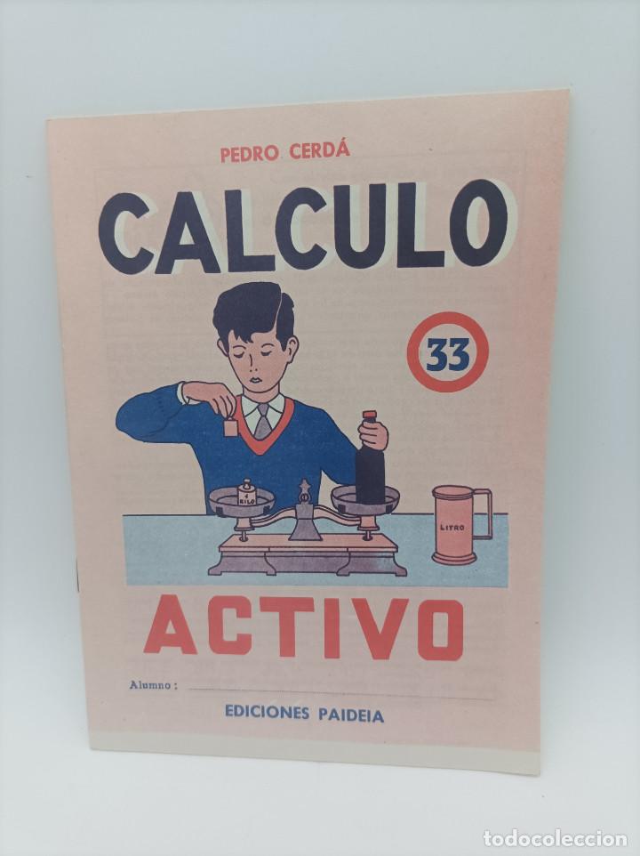 Libros de segunda mano: CUADERNO DE CALCULO PEDRO CERDA N.33 - Foto 1
