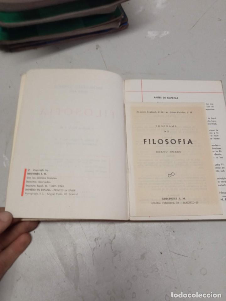 Libros de segunda mano: Filosof&iacute;a 6&ordm; ediciones SM - Foto 2