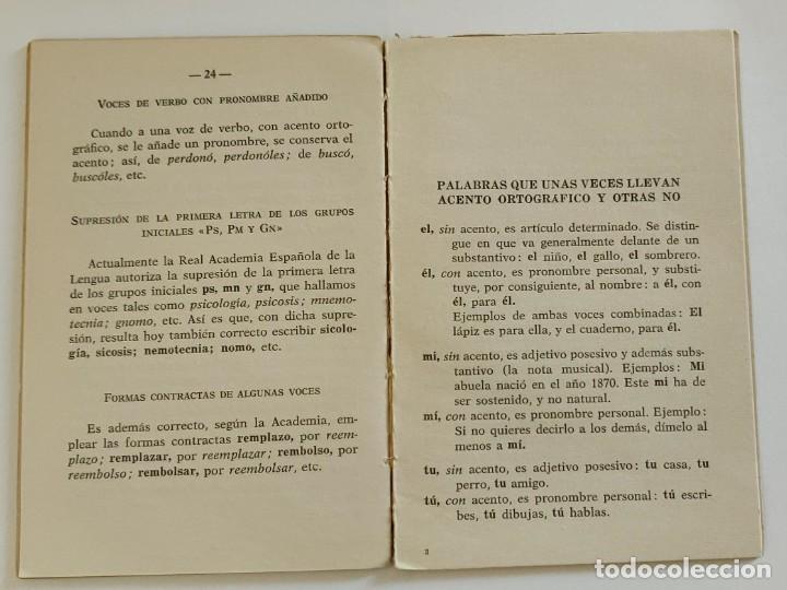 Libros de segunda mano: Libro Normas de Ortografia Espa&ntilde;ola - Foto 4