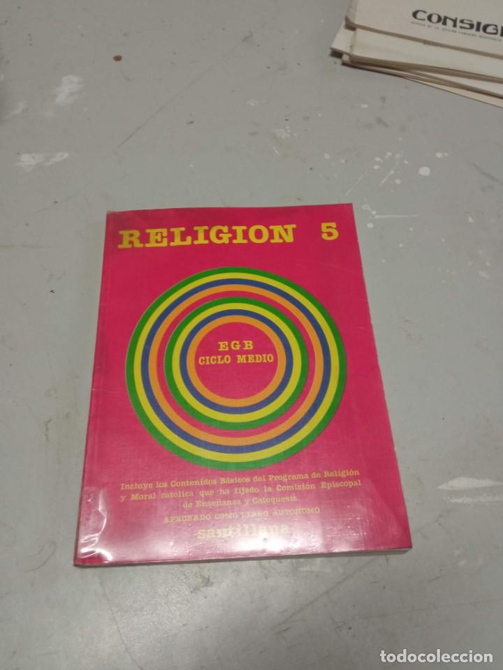 Libros de segunda mano: Religi&oacute;n 5 EGB Santillana - Foto 1