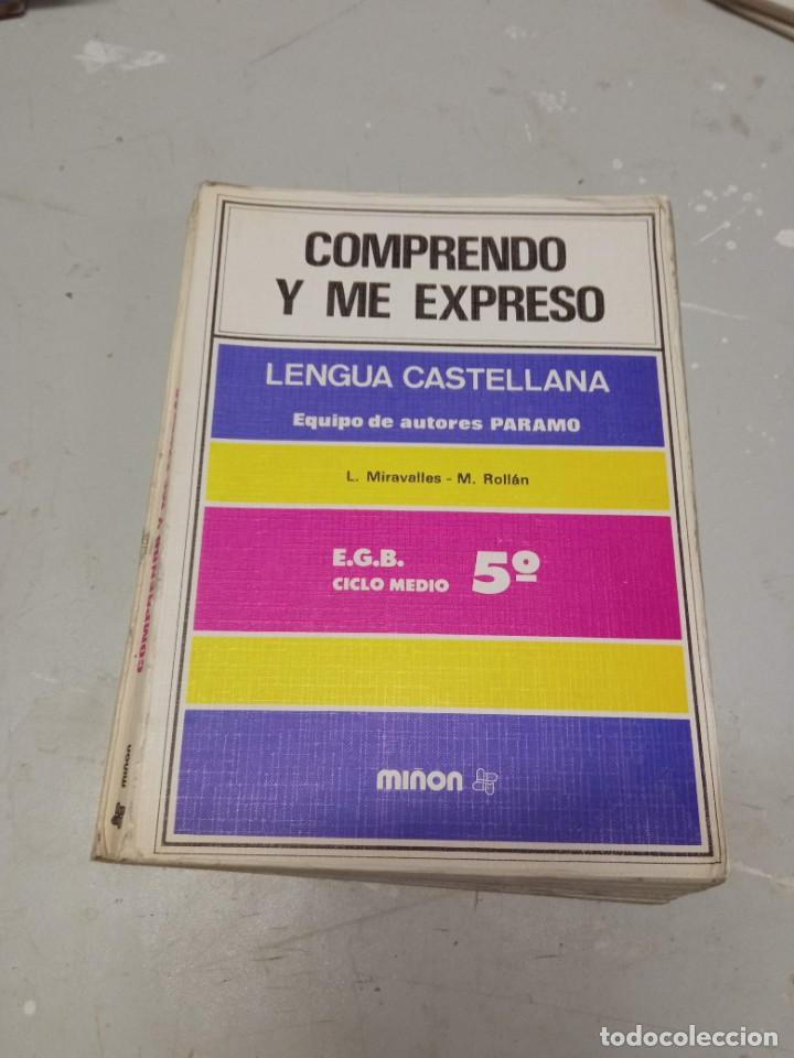 Libros de segunda mano: Libro de texto,Comprendo y me Expreso 5 EGB. Mi&ntilde;on. - Foto 1