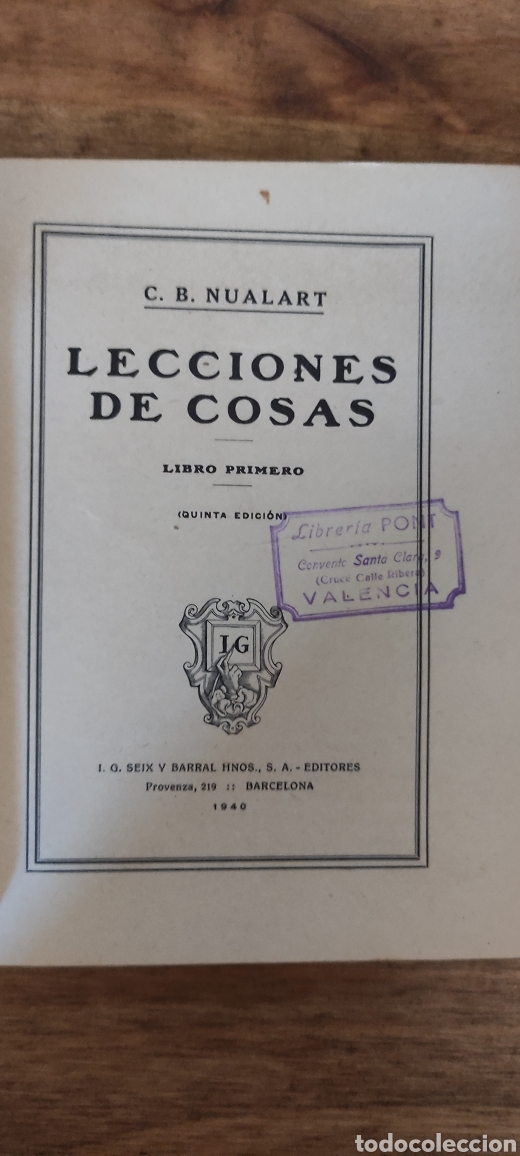 Libros de segunda mano: Lecciones De Cosas, 1940 - Foto 2