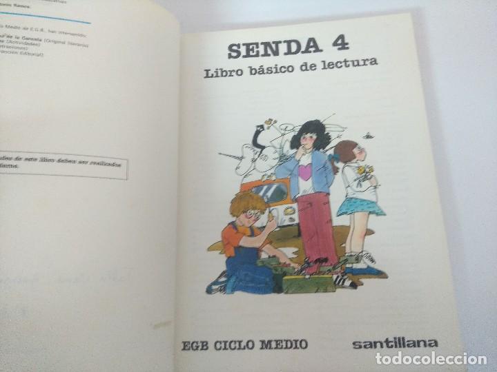 Libros de segunda mano: LIBRO DE LECTURA SANTILLANA/SENDA 4 . - Foto 3