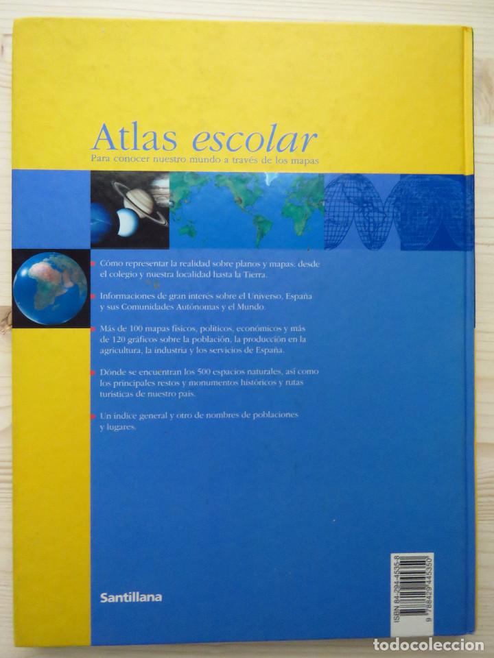Libros de segunda mano: Atlas Escolar Santillana - Foto 2
