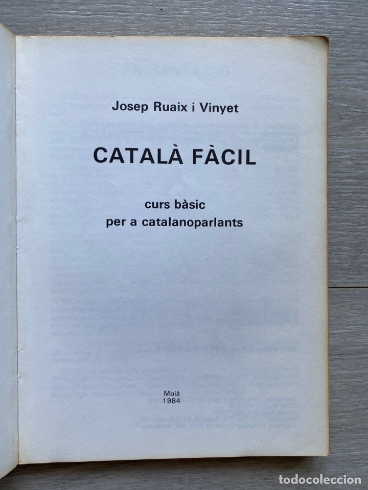 Libros de segunda mano: CATALA FACIL. CURS BASIC / JOSEP RUAIX. - Foto 2