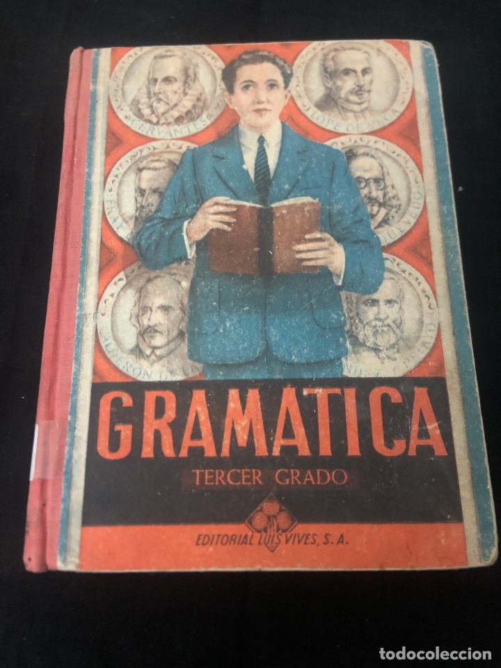 Libros de segunda mano: GRAM&Aacute;TICA 3 GRADO 1949, LUIS VIVES - Foto 1