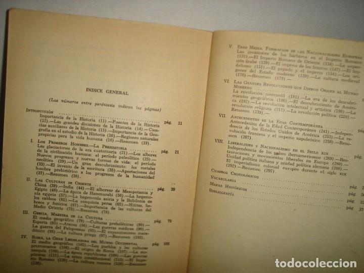 Libros de segunda mano: 14- COMPENDIO DE HISTORIA UNIVERSAL - JORGE HERN&Aacute;NDEZ MILLARES - 1968 - Foto 6