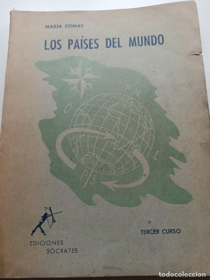 Libros de segunda mano: Mar&iacute;a Comas. Los pa&iacute;ses del mundo. Tercer curso. - Foto 1