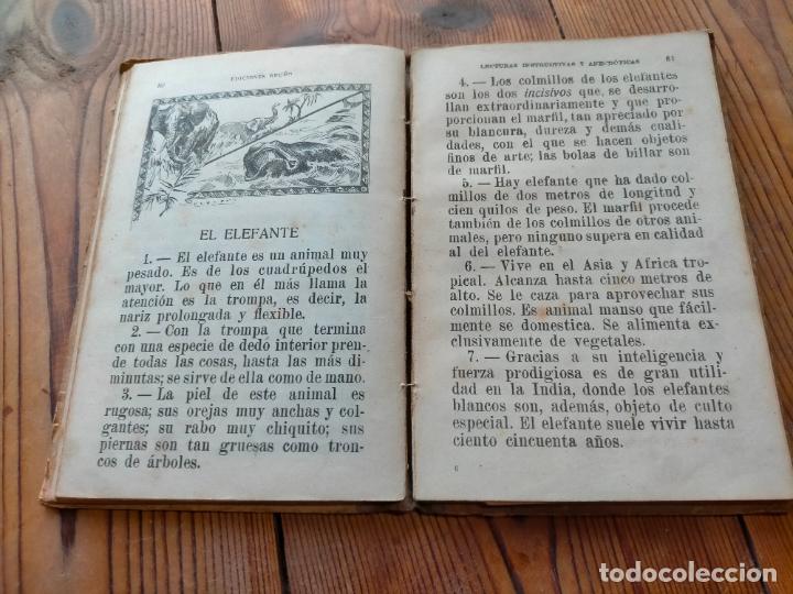 Libros de segunda mano: LECTURAS INSTRUCTIVAS Y ANECD&Oacute;TICAS PRIMER LIBRO DE LECTURA DE CORRIDO BRU&Ntilde;O 1940 - Foto 5