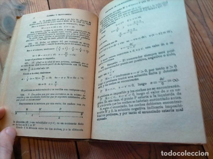 Libros de segunda mano: ALGEBRA Y TRIGONOMETR&Iacute;A EDICIONES BRU&Ntilde;O NOCIONES CURSO ELEMENTAL 1956 - Foto 5