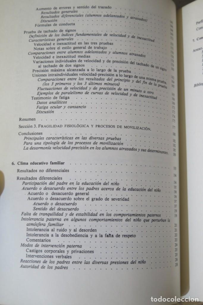 Libros de segunda mano: EL PROBLEMA DEL RENDIMIENTO ESCOLAR. MICHEL GILLY - Foto 5