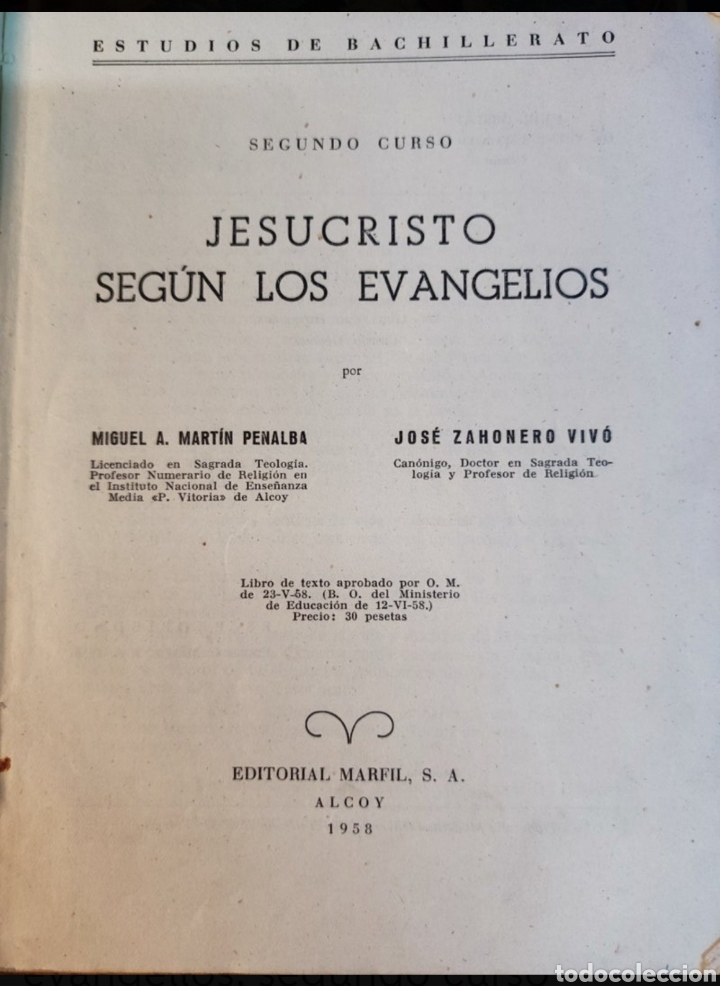 Libros de segunda mano: Libro Jesucristo. Edici&oacute;n 1958 - Foto 2