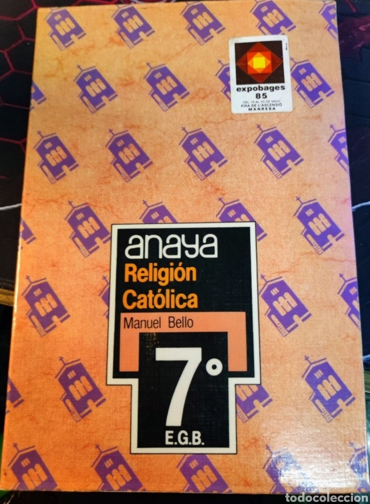Libros de segunda mano: Libro de Religi&oacute;n Anaya 7 EGB. Edici&oacute;n 1984 - Foto 1