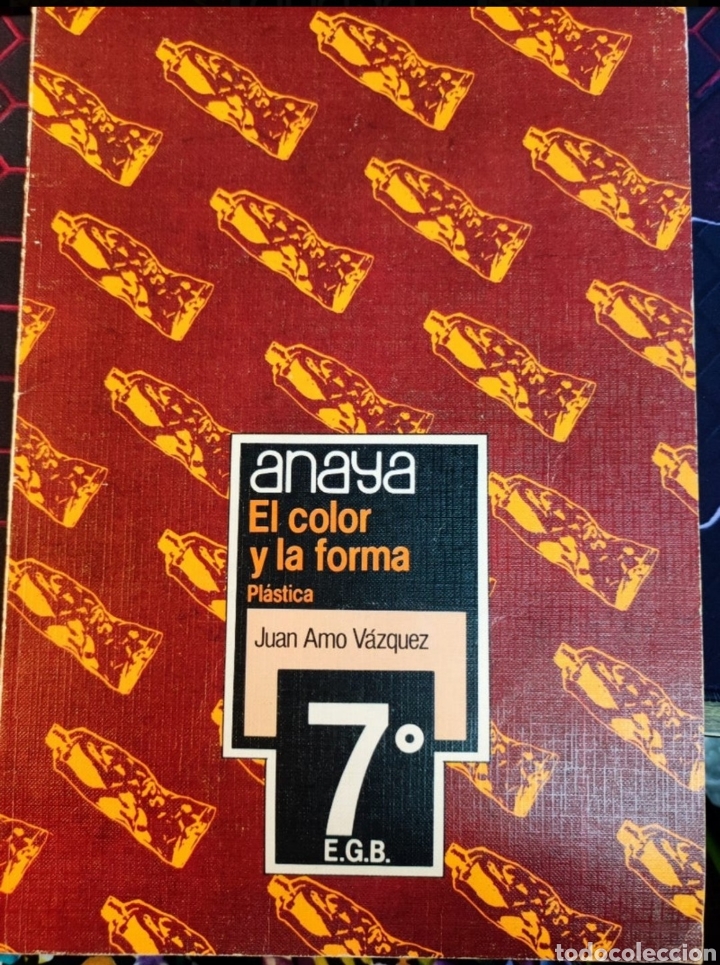 Libros de segunda mano: Libro de Pl&aacute;stica Anaya 7 EGB. Edici&oacute;n 1984 - Foto 1