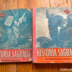 Libros de segunda mano: HISTORIA SAGRADA PRIMER Y SEGUNDO GRADO EDELVIVES LUIS VIVES BARCELONA. Lote 346863043