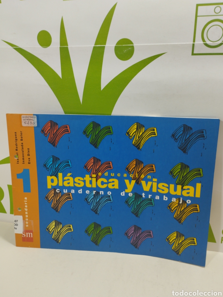 Libros de segunda mano: Educaci&oacute;n pl&aacute;stica y visual cuaderno de trabajo. S.M. - Foto 1