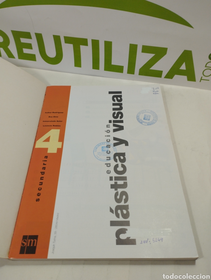 Libros de segunda mano: Educaci&oacute;n pl&aacute;stica y visual. Secundaria 4. SM - Foto 3