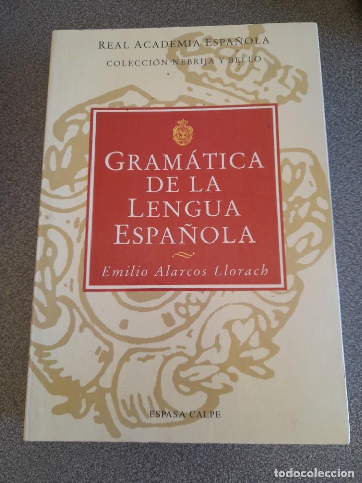 Libros de segunda mano: Libro Gramatica de la lengua Espa&ntilde;ola Emilio Alarcos Llorach Espasa Calpe - Foto 1