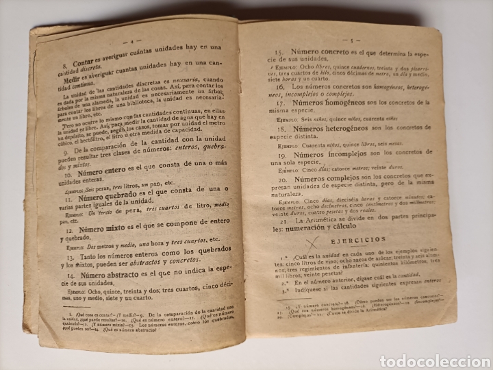 Libros de segunda mano: Tratado de aritm&eacute;tica. Tercer grado. Decimoquinta edici&oacute;n. Ediciones Bru&ntilde;o escuela ense&ntilde;anza - Foto 8
