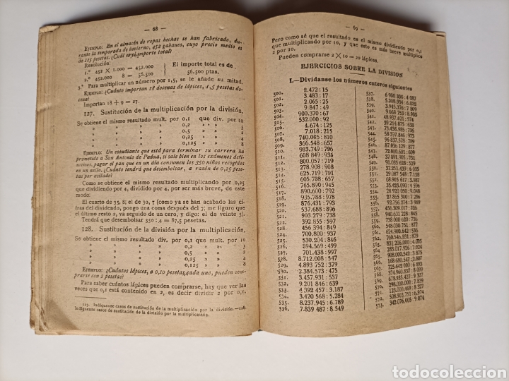 Libros de segunda mano: Tratado de aritm&eacute;tica. Tercer grado. Decimoquinta edici&oacute;n. Ediciones Bru&ntilde;o escuela ense&ntilde;anza - Foto 10