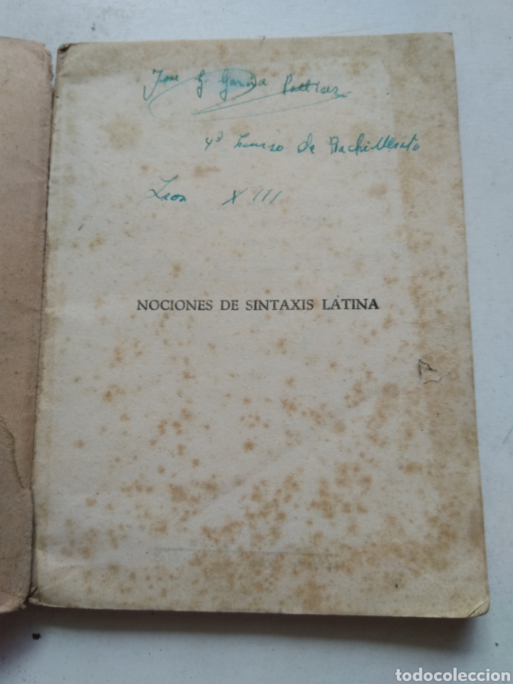 Libros de segunda mano: NOCIONES DE SINTAXIS LATINA/LLAURO - Foto 3
